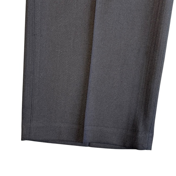 Haggar Classic Fit Men's Black Dress Pants. Creased Flat Front. 36x30 #1543 - Picture 5 of 10